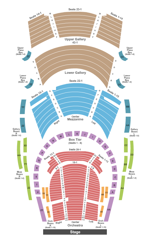 Bass Hall Back to the Future Seating Chart